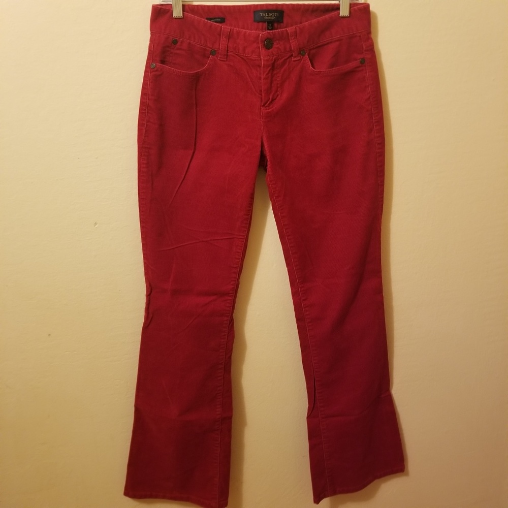 Talbots Red Cord Pants